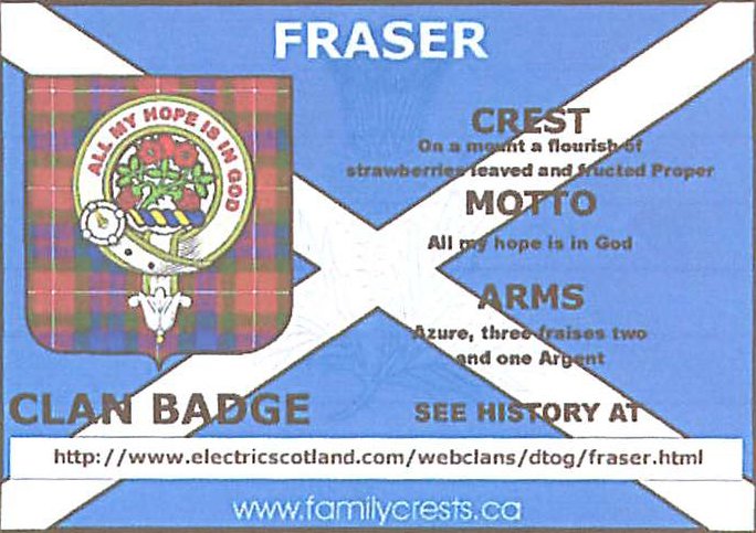 fraser clan badge